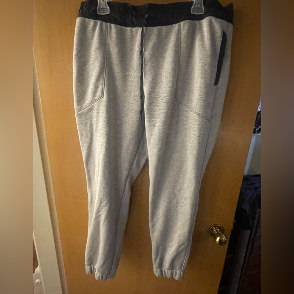 Mens fleece lined under armour joggers